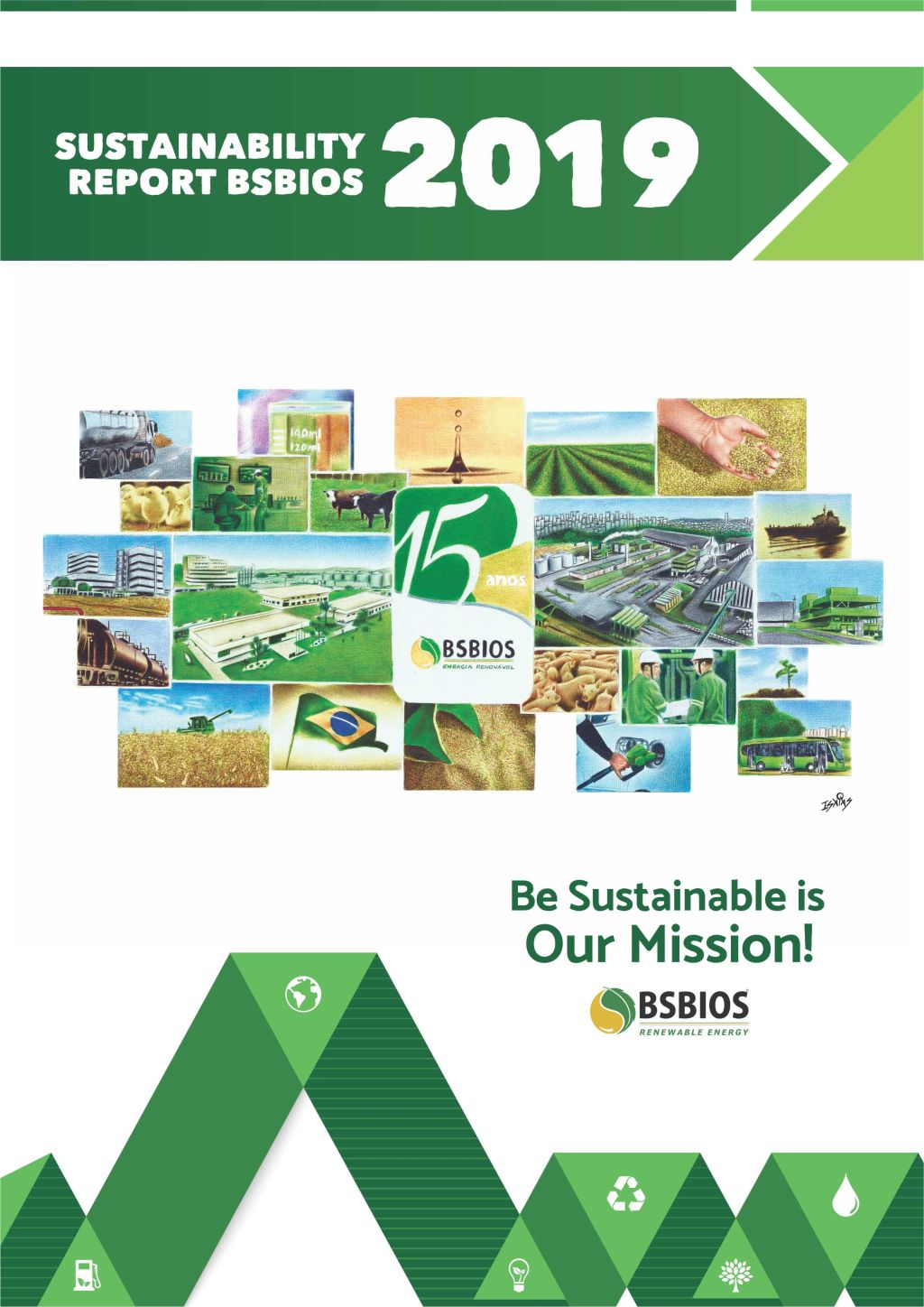 Capa Relatório de Sustentabilidade 2019 Inglês